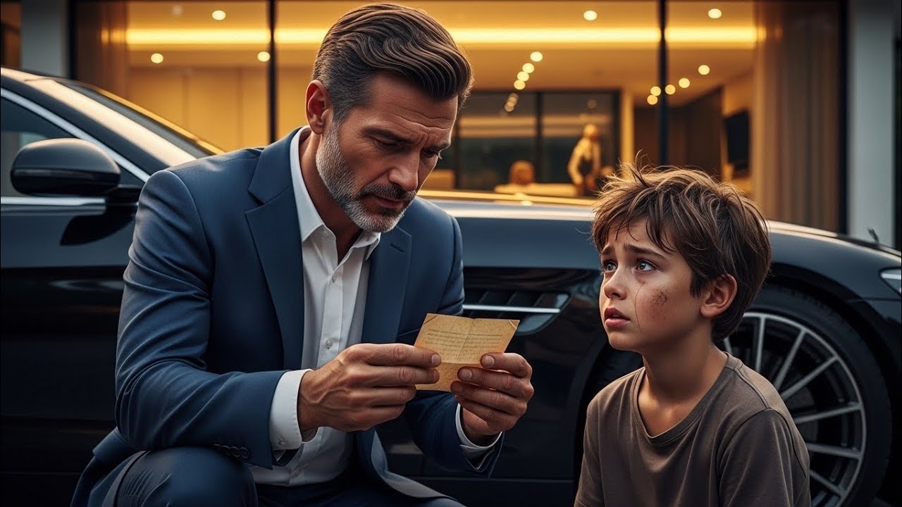 El Niño Le Entregó un Billete al Millonario… Cuando Lo Leyó, Se Quedó Sin Palabras