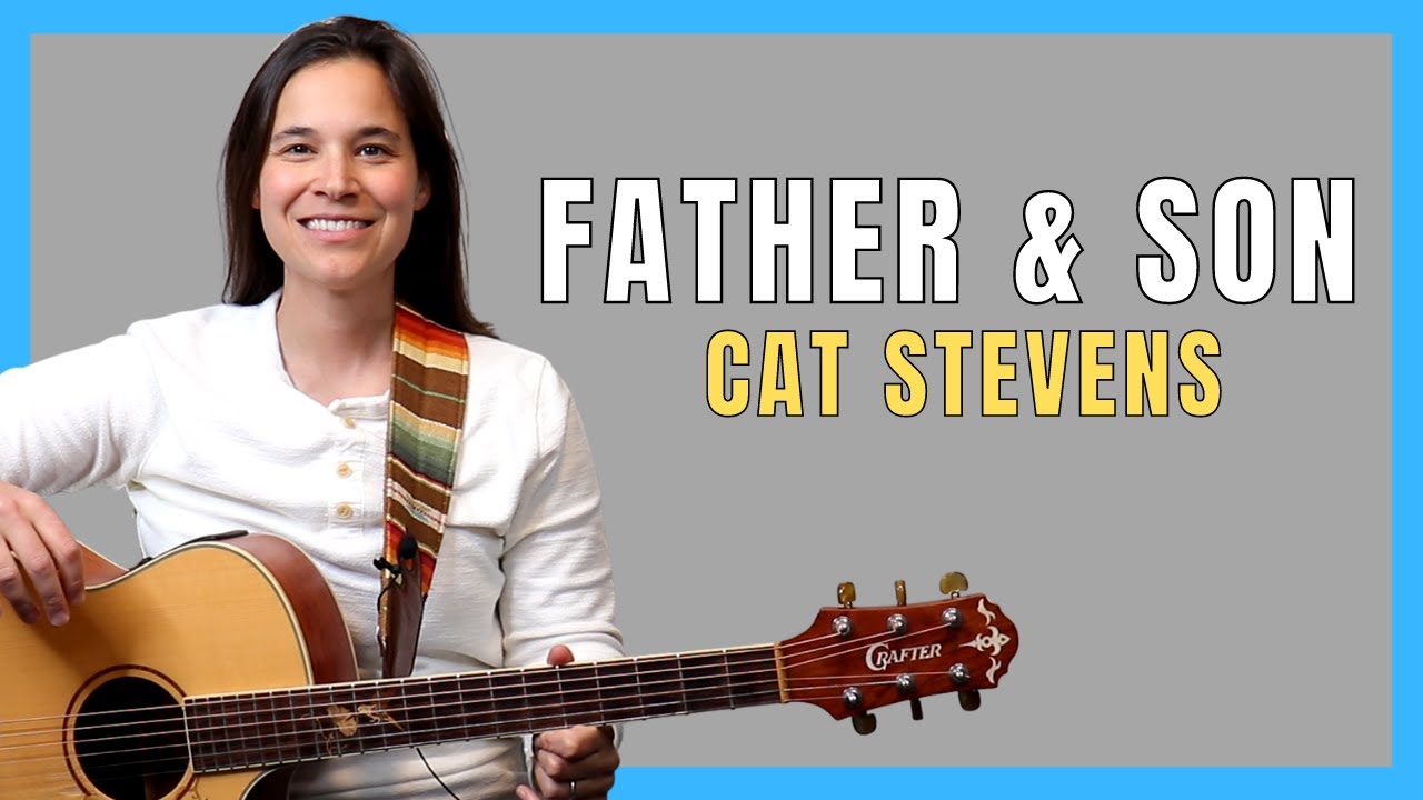Step-by-Step Father and Son Guitar Lesson with COOL Strumming & Intro