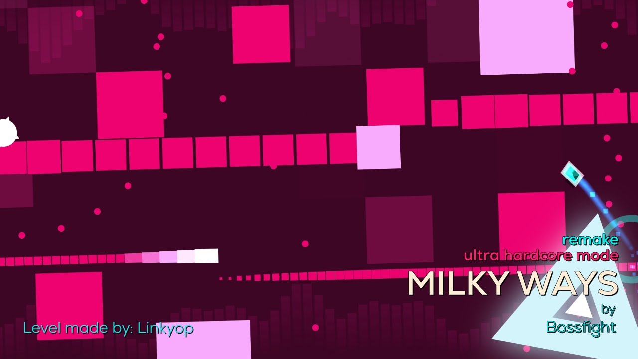 Milky Ways (Ultra Hardcore Mode remake) | @Bossfightmusic (Just Shapes & Beats level made by me)