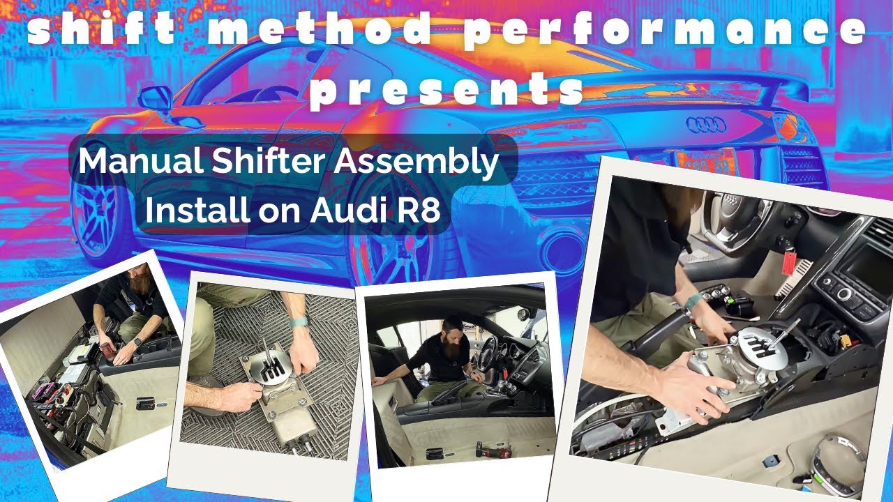 Shift assembly change for gated manual conversion on Audi R8 