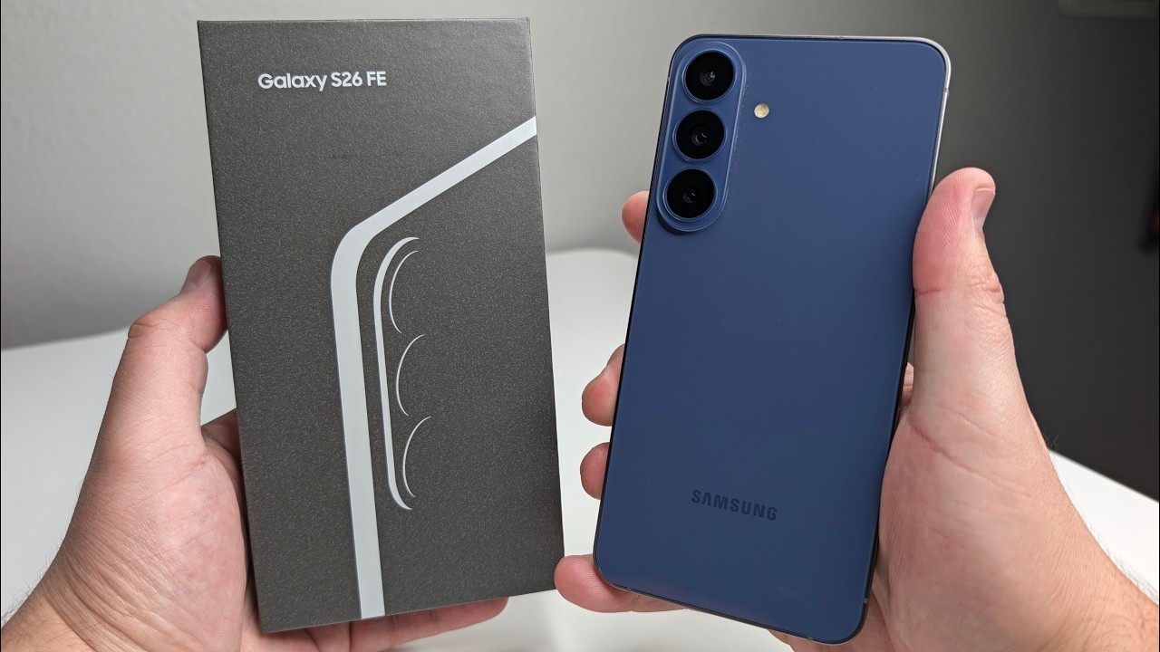 Samsung Galaxy S26 FE: распаковка и первые впечатления!