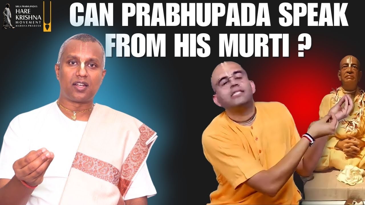 Can Srila Prabhupada speak from his Murti? Reply to Amogh Lila Prabhu @myashraya @Yoga-of-Love !