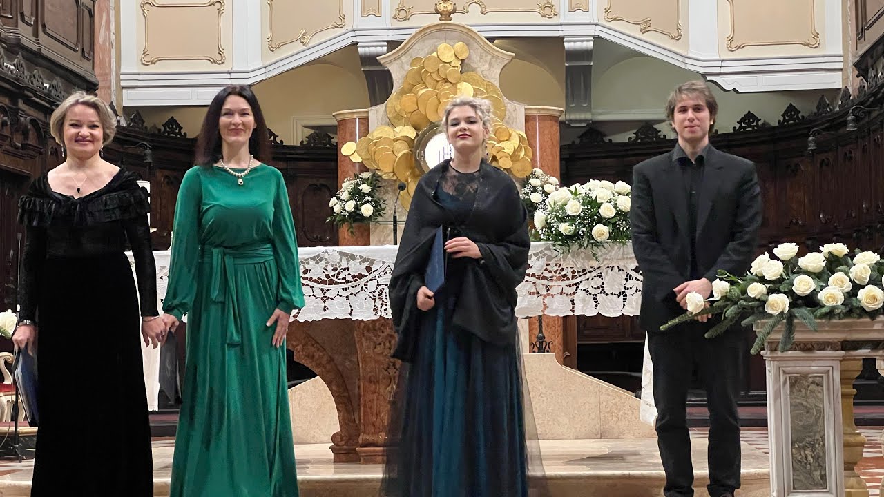 Rossini - Ave Maria / Anastasia Demchenko / Yuliia Tkachenko / Anastasia Pirogova / 8.12.2021