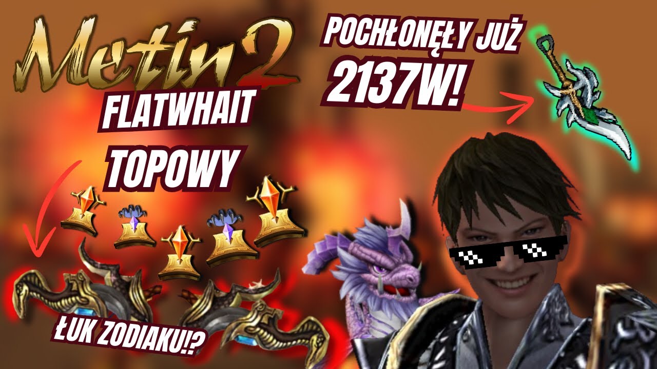 Metin2.pl [RUBY] KIRIN #02 - Wymixowałem TOPOWY Łuk Zodiaku!? - Węż&oacute;wki oddają? :O