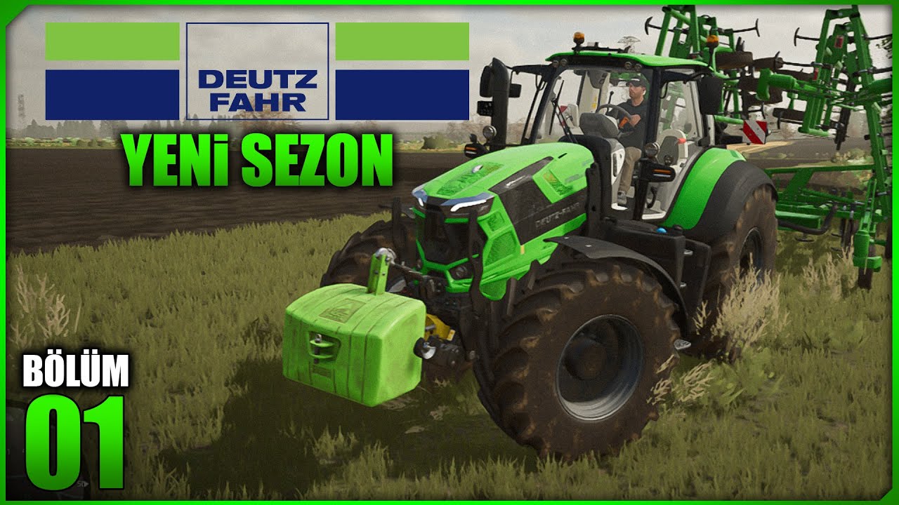 ALMAN GÜZELİ DEUTZ-FAHR İLE YENİ SEZON !! [Farming Simulator 2022 S3-B1]