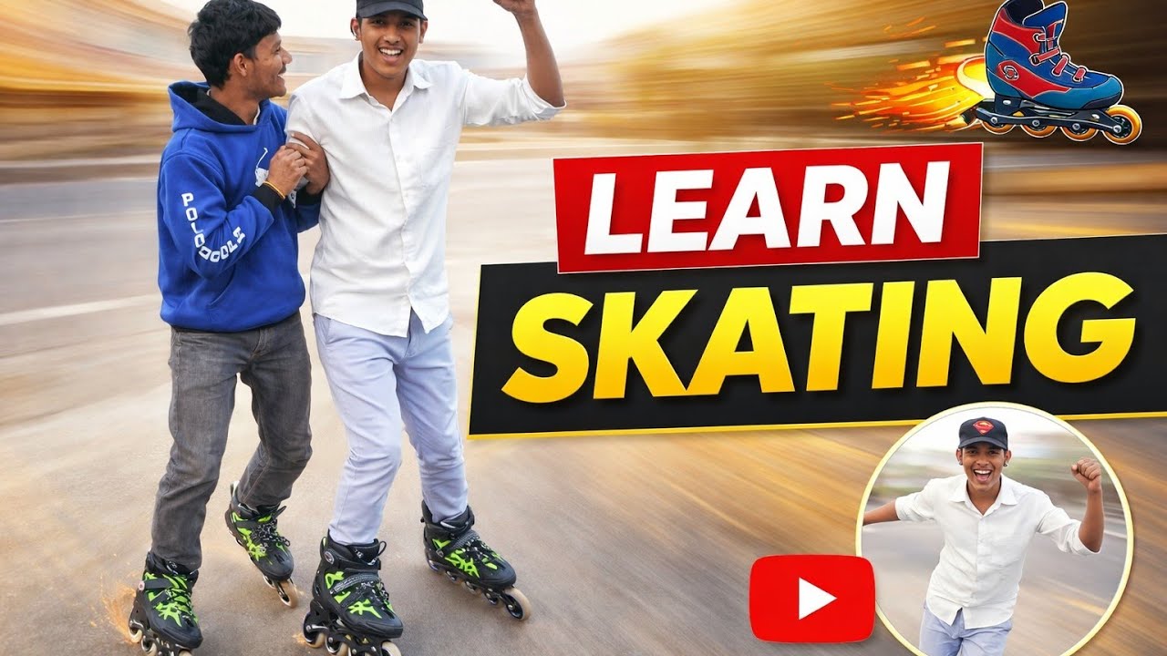 I learned skating 😍