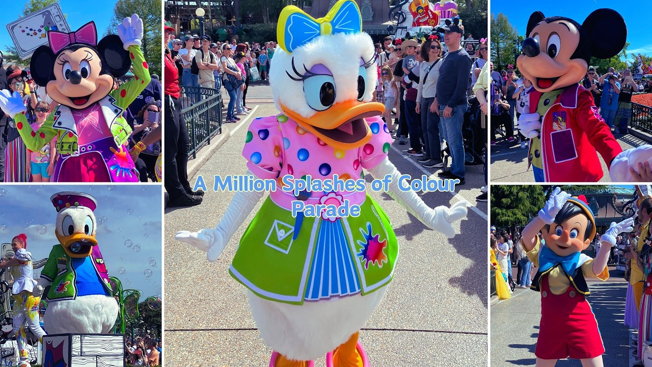 A Million Splashes of Colour🎨- all stages | Disneyland Paris