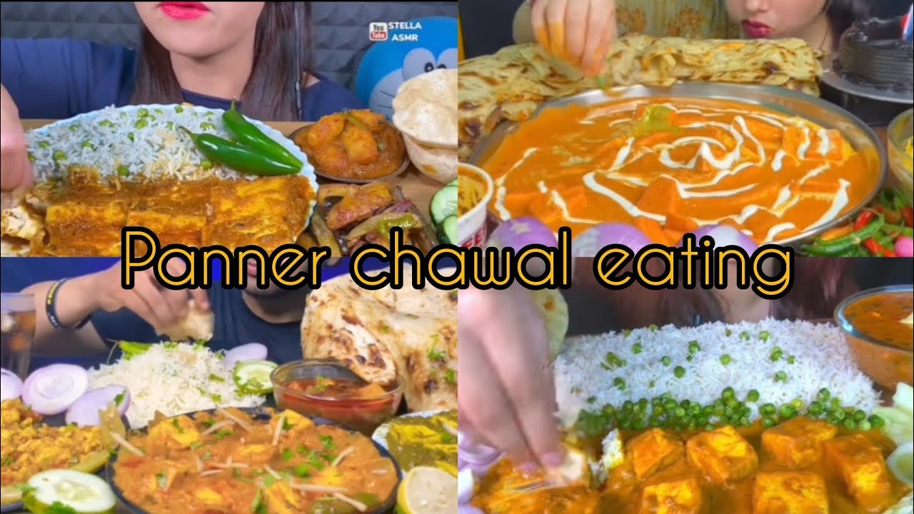 Shahi paneer with Rice eating tasty comfort paneer with rice roti and chapati #shahipaneer #shahipa