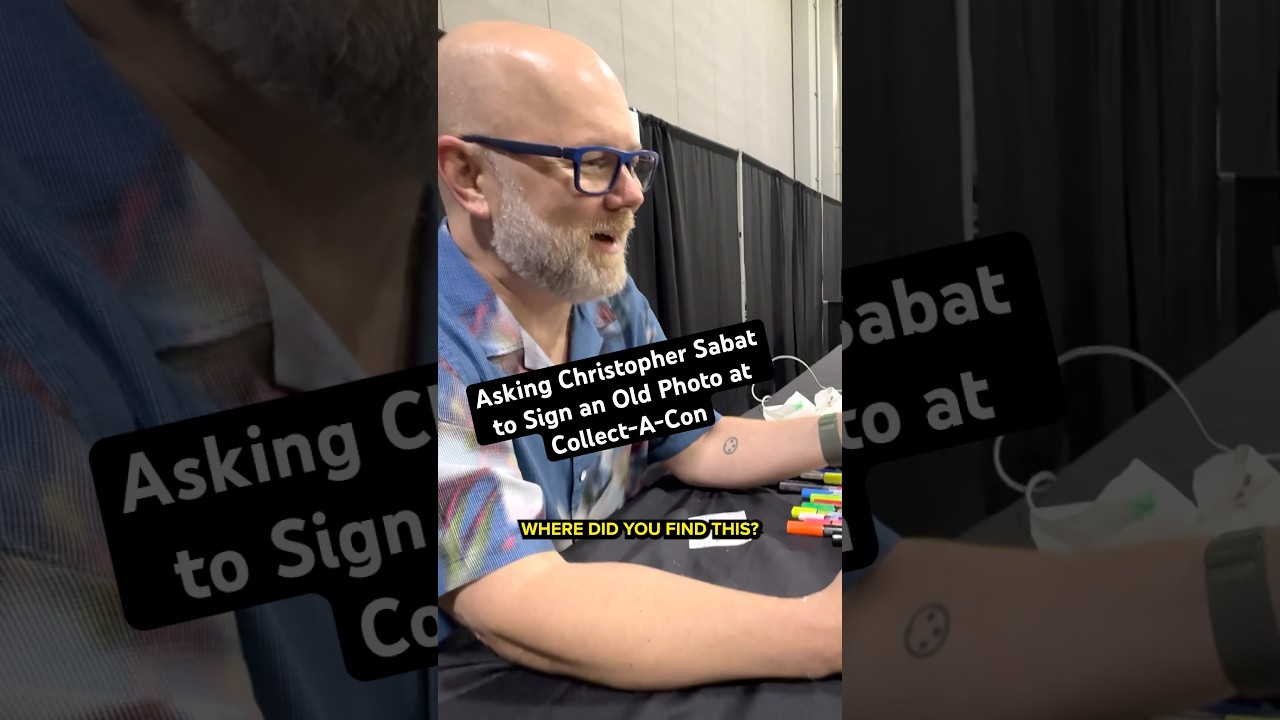 Asking the Voice of Vegeta to Sign an Old Photo From the Internet