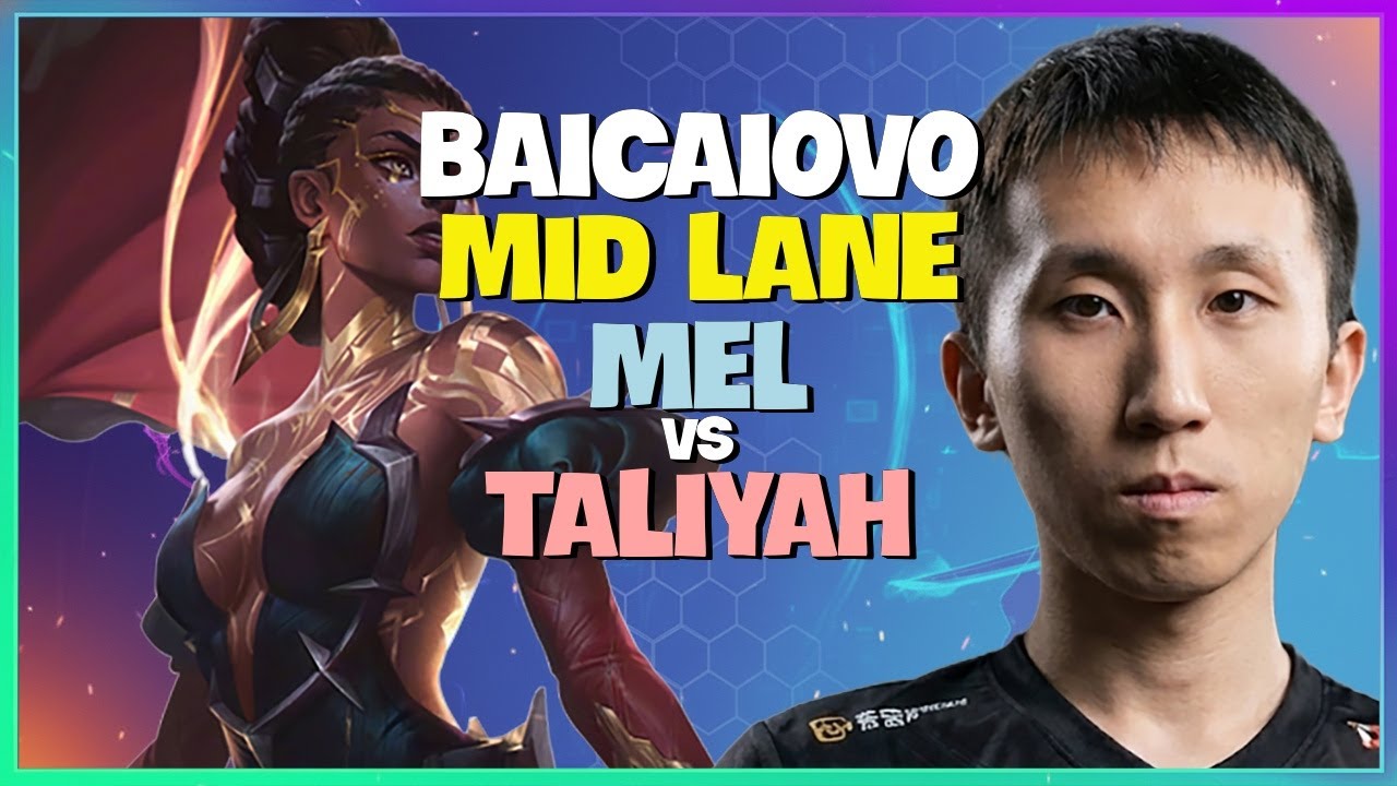 Baicaiovo Reaches Rank 2 Super Server With This Flawless Mel Mid Lane Masterclass Engsub