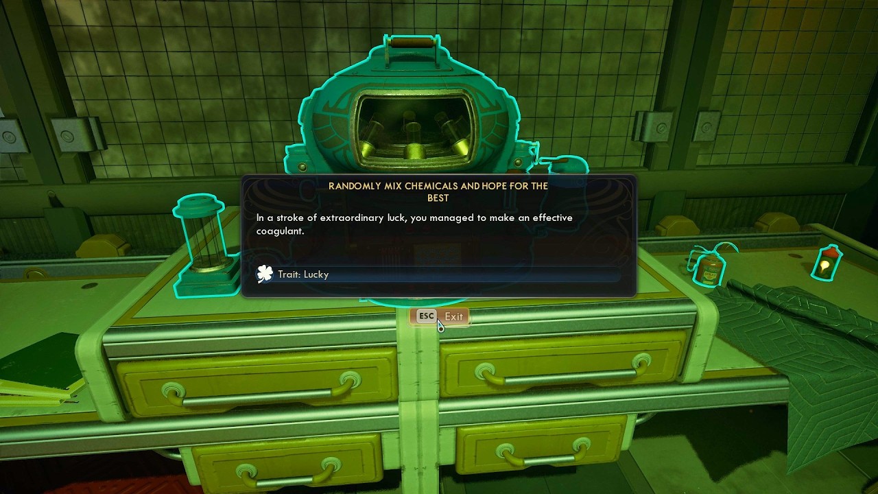 Example of How the Lucky Trait Makes a Difference in The Outer Worlds 2