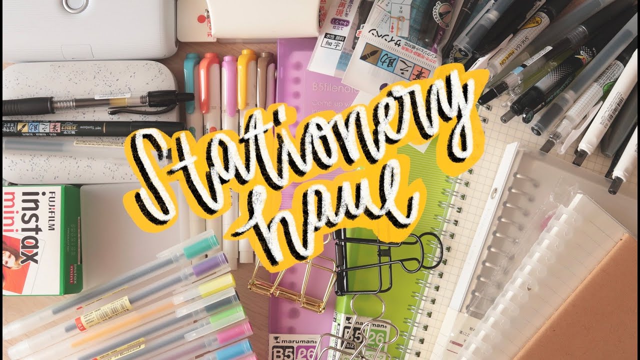 Huge Stationery Haul Shopee GIVEAWAY