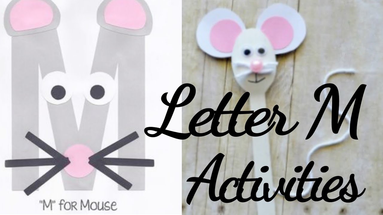 Activities of letter M🐁👩&zwj;🎨