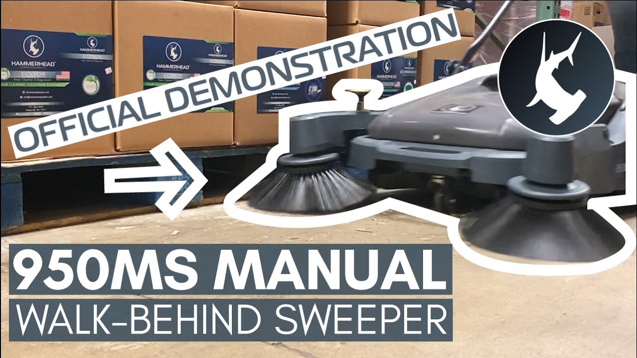 Hammerhead&reg; 950MS Manual Sweeper Demo