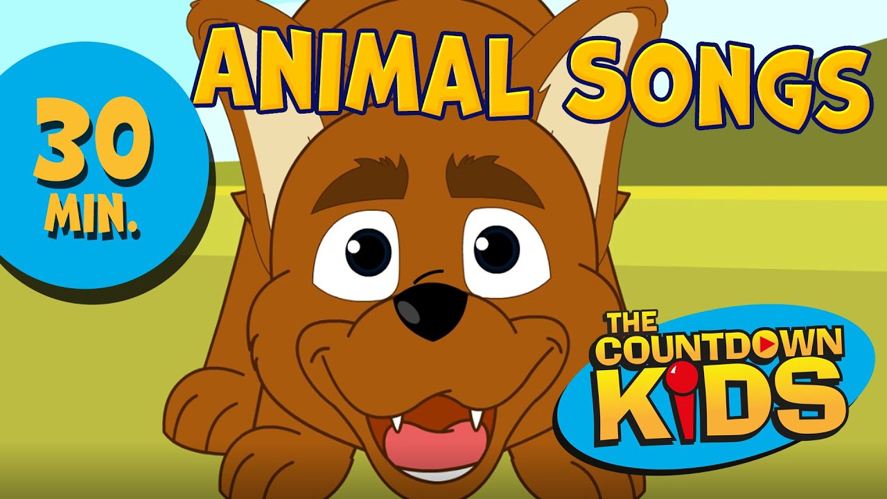 30 Minutes of ANIMAL Songs - The Countdown Kids | Kids Songs & Nursery Rhymes | Long Video