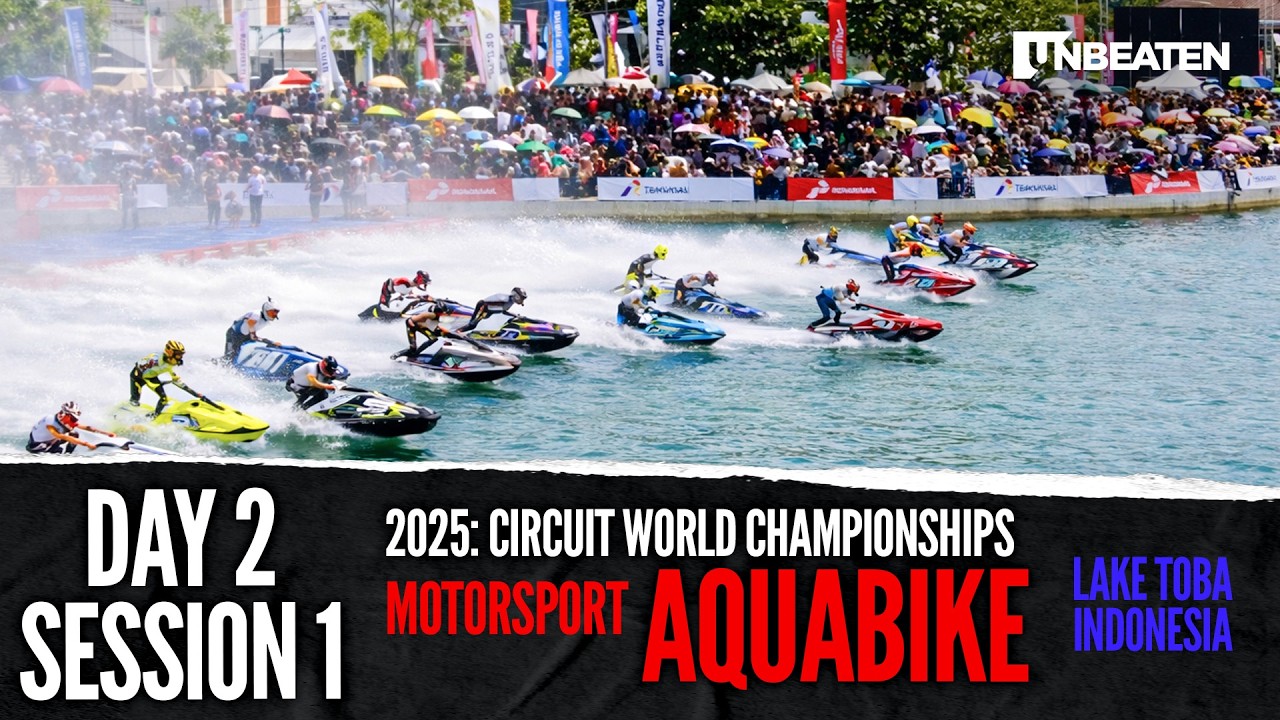 Motorsport | Aquabike Circuit World Championships, Day 2, Session 1 - Lake Toba, Indonesia