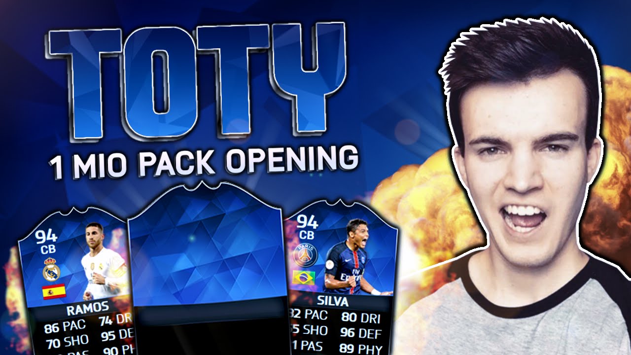 FIFA 16: TOTY 1 MIO COINS PACK OPENING!! #1