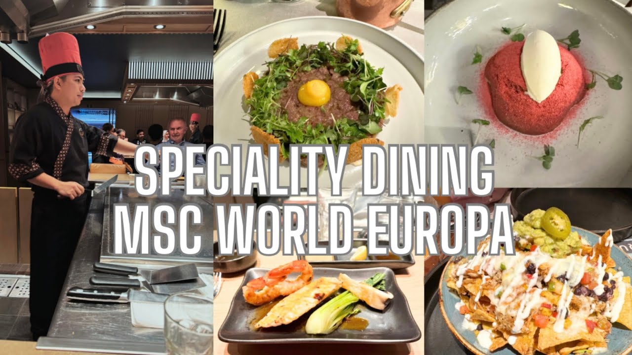 Secrets of MSC World Europa's Dining