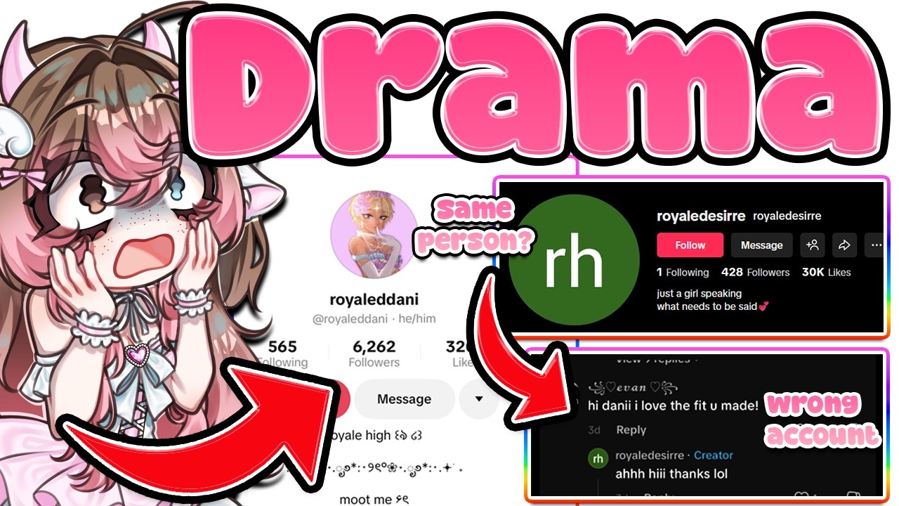 EXPOSED For 'FAKING' Hate Account? Royale High Drama