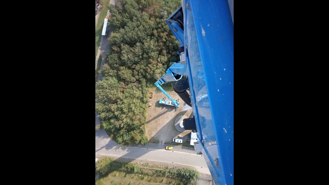 World's highest boom lift cherry picker skylift Wumag/Palfinger WT1000