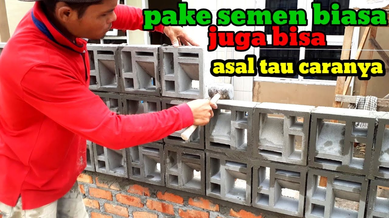 CARA PASANG ROSTER SUPAYA KUAT DAN RAPIH , PADA BAGIAN PAGAR DEPAN RUMAH