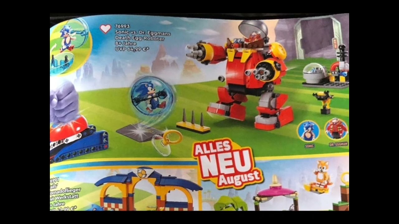 LEGO Sonic vs. Dr. Eggman's Death Egg Robot 76993 REVEALED!