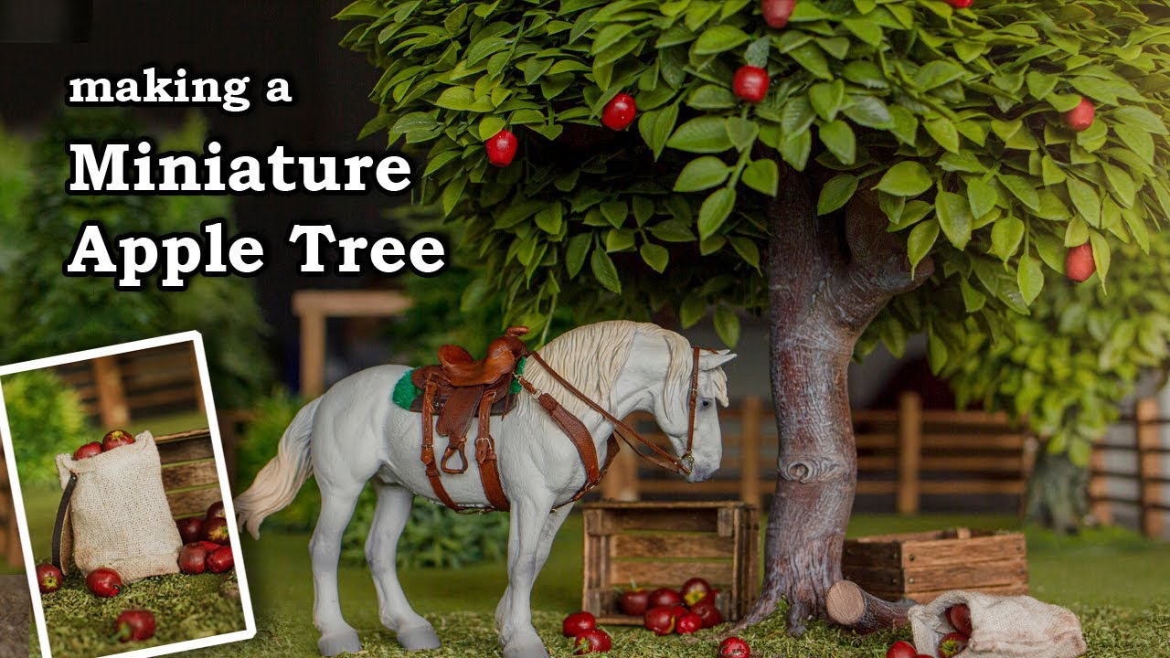 Horse Farm - Miniature Tree with Apples