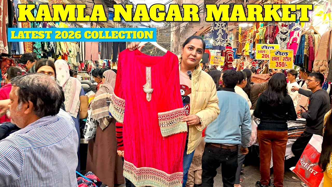 Kamla Nagar Market Delhi 2025 🔥 | Latest Clothes, Footwear & Accessories | Women & Kids Shopping