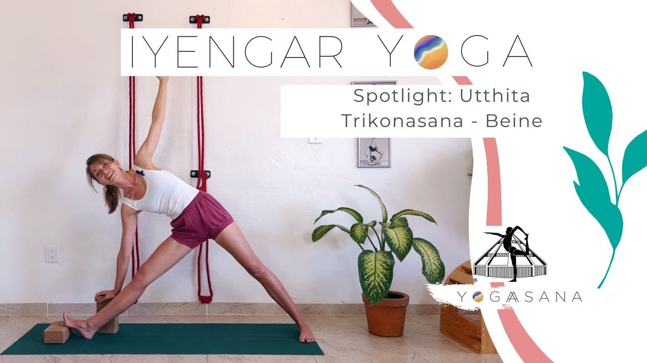 IYENGAR YOGA - Spotlight: Utthita Trikonasana - Beine