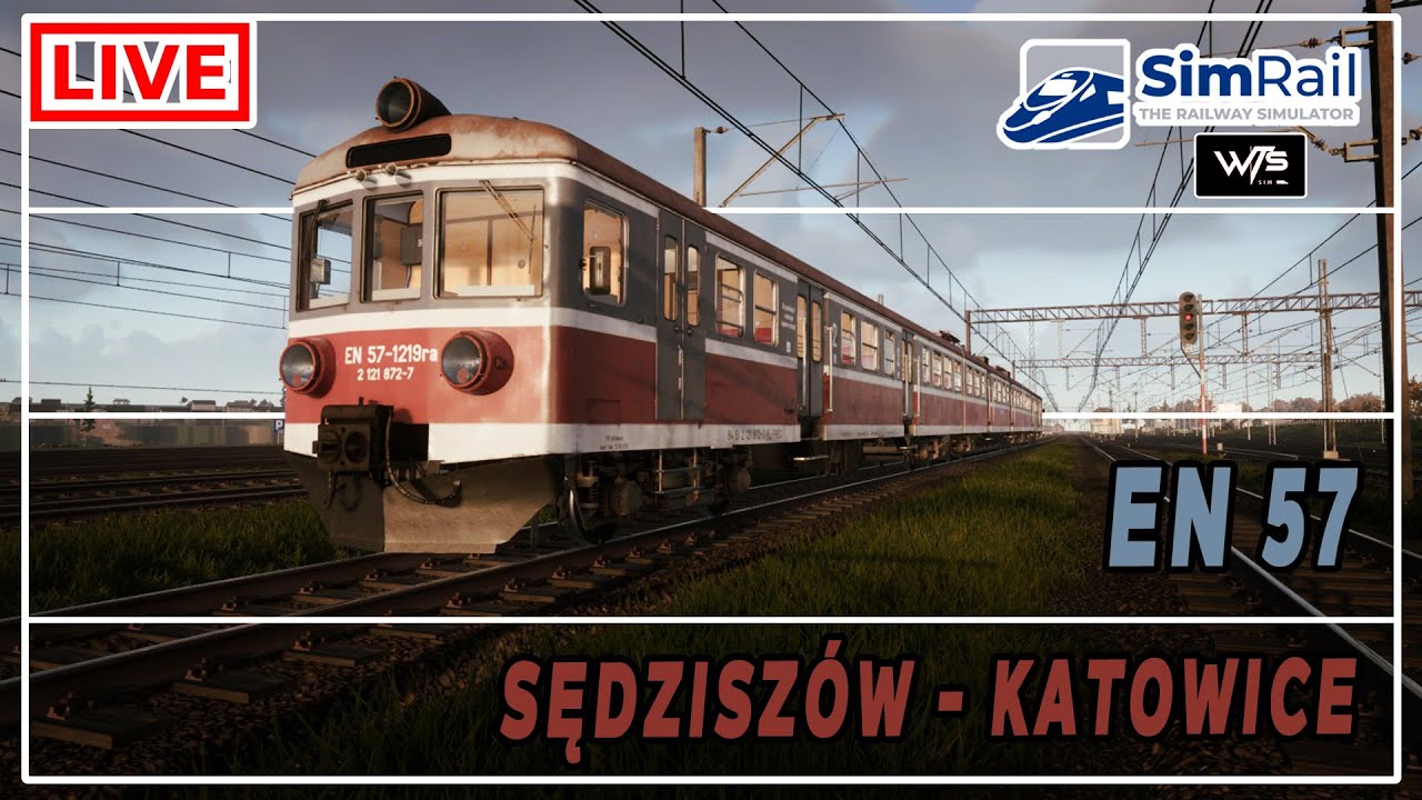 #10 SimRail Live | EN57 Sędziszów - Katowice