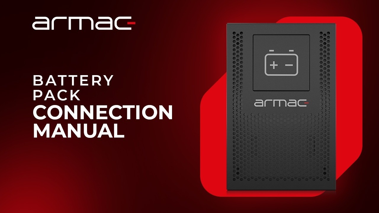 Battery Pack - connection manual | Battery Pack for PF1/PF1 Dust-Free UPS