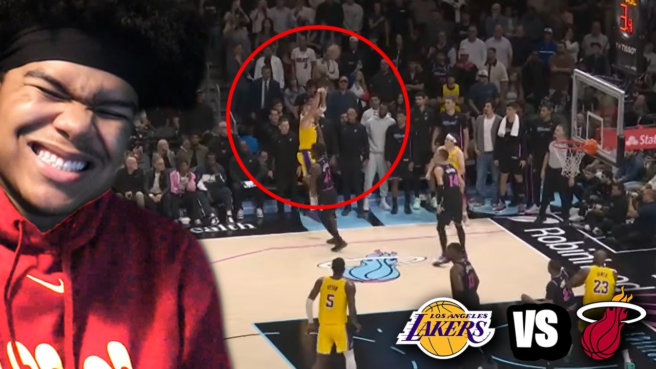 CALM 60!!! LAKERS at HEAT FULL GAME HIGHLIGHTS REACTION