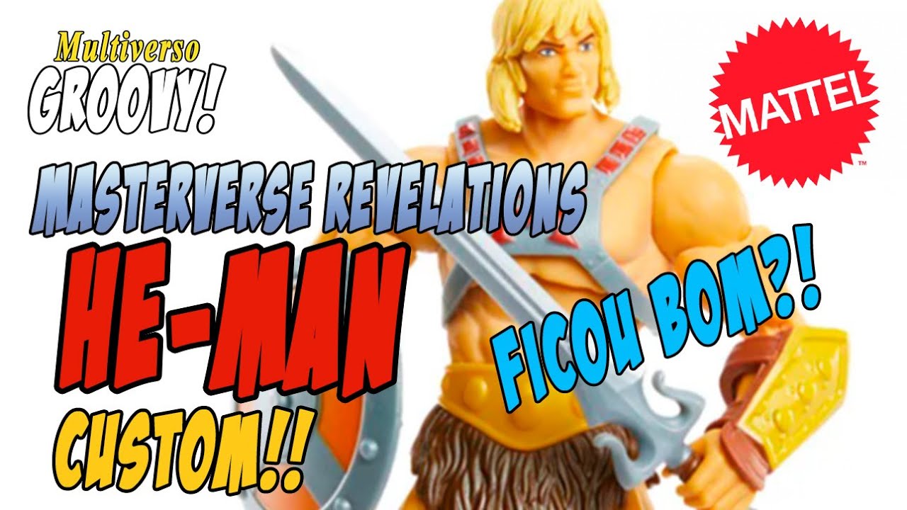 CUSTOM MATTEL (Masterverse) Masters of the Universe  Revelation: He-Man