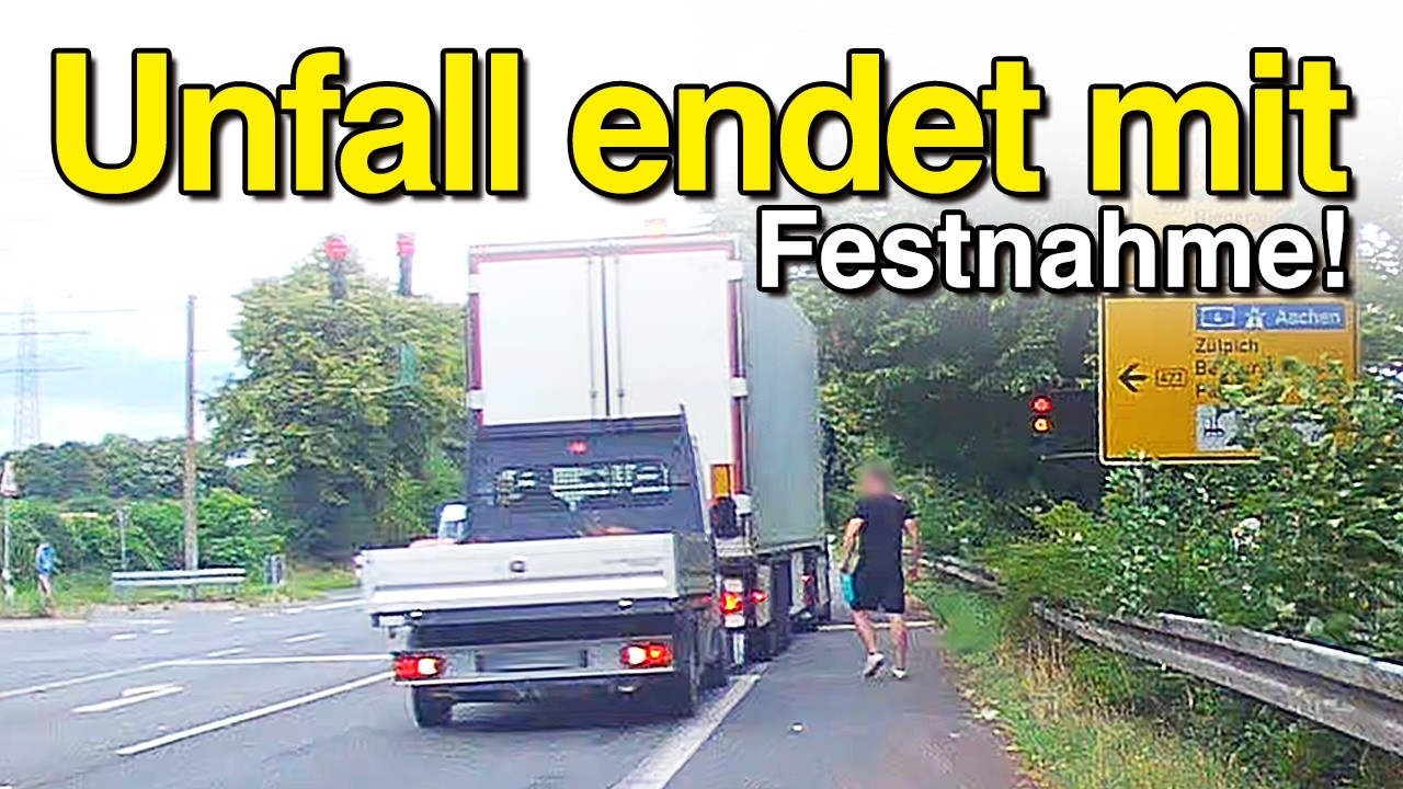 Polizei nimmt LKW-Fahrer fest, Baustellen-Raser und kein Abstand | Dashcam Deutschland #202