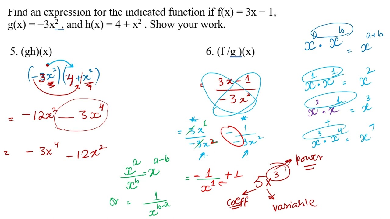 HMH Into Algebra 2  Lesson 4 1 Functions Operation part 1
