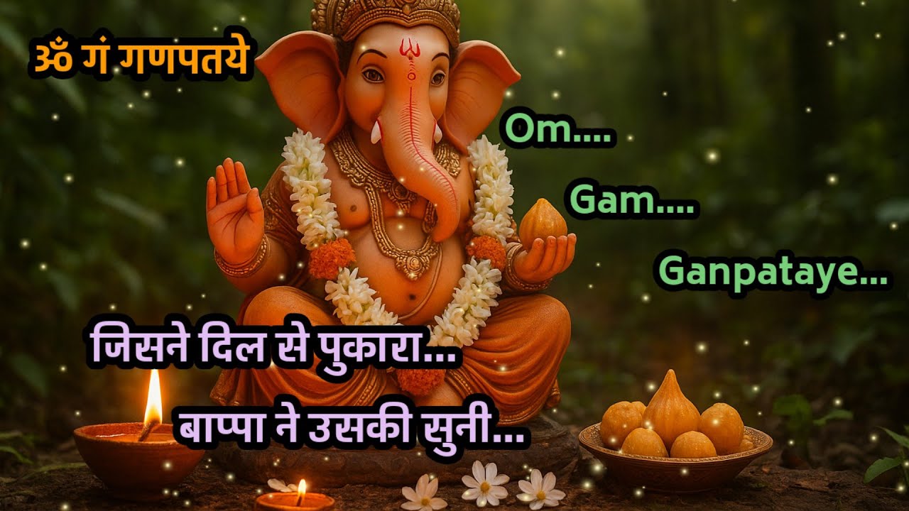 🔔 ॐ गं गणपतये नमो नमः | Ganesh Mantra for Success & Peace | Ganesh Chaturthi 2026🌺 Ganpati Bappa