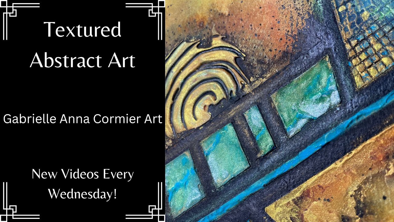 How to Create Abstract Art Using an Intuitive Painting Process | Watercolors and Mixed Media