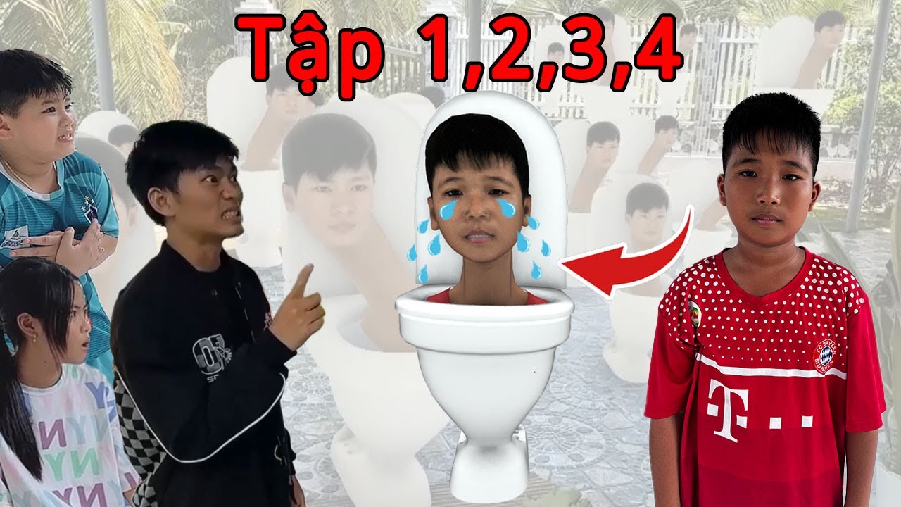 Trang và Vinh VS sbikidi toilet ngoài đời thật Tập 1, 2, 3, 4 