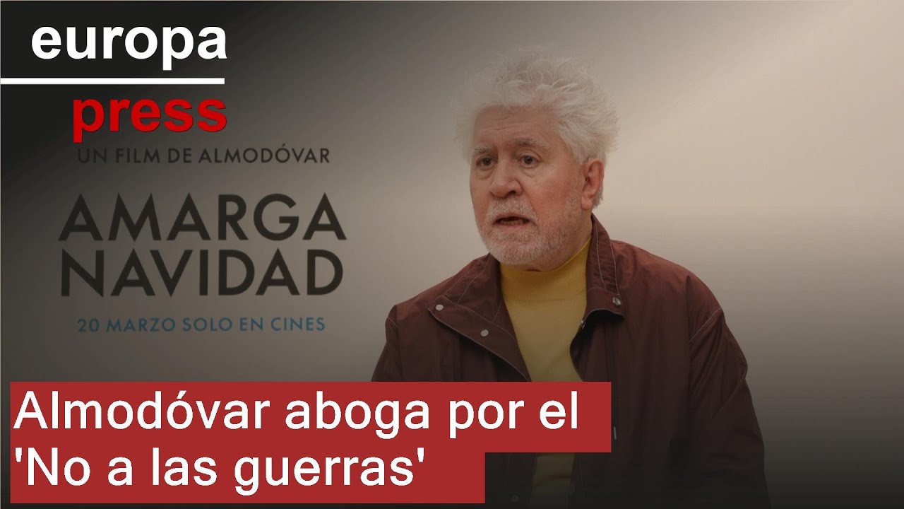 Almodóvar pide cambiar el 'No a la guerra' por el 'No a las guerras'