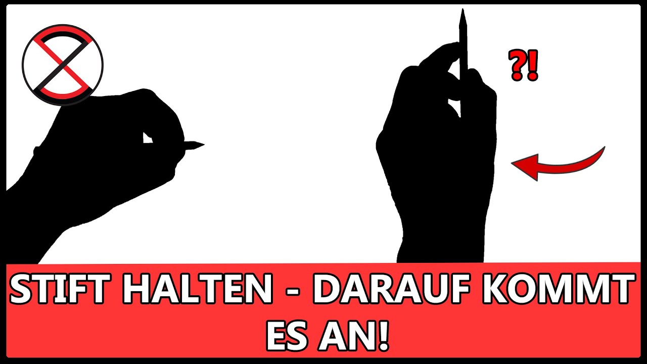 Zeichnen lernen Komplettkurs EP.02 - Stift halten lernen