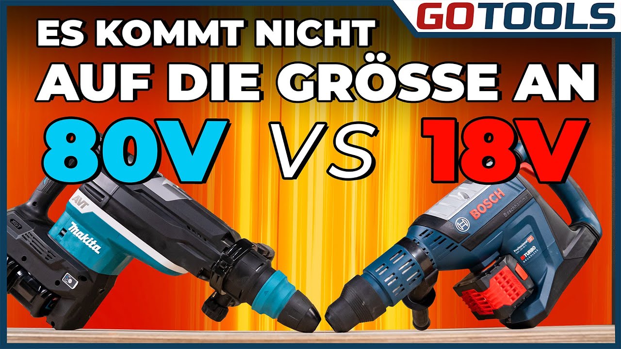Размер не имеет значения!? Makita VS Bosch! 18 В ProCore против 80 В | Включая лотерею