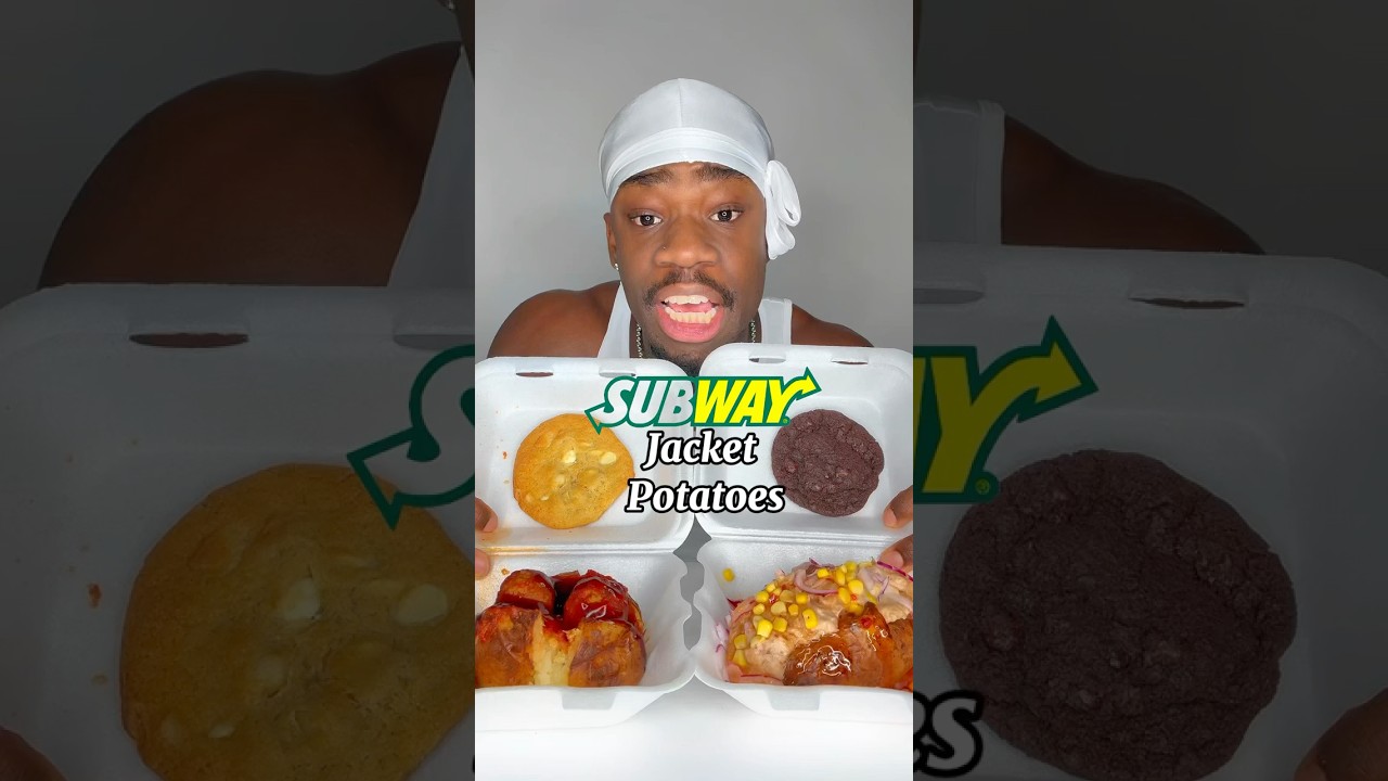 Trying @subwayofficial  NEW Jacket Potatoes (Spudway)😋🥔#subway #jacketpotatoes #spudway