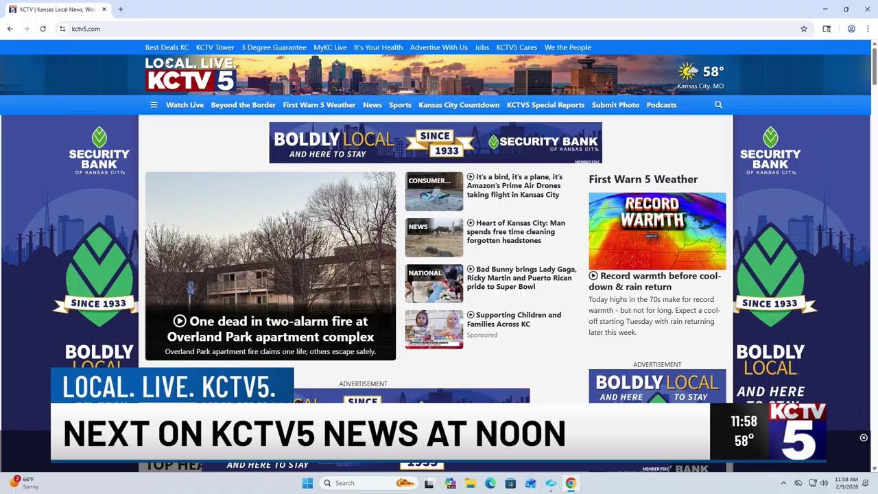 News Headlines: 1 person dead in Overland Park fire