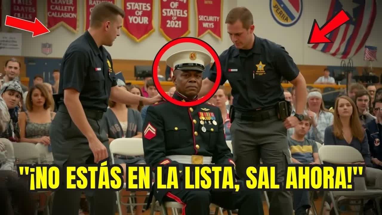 Dos guardias quisieron sacar a un marine negro en graduación — seis Navy SEALs lo defendieron