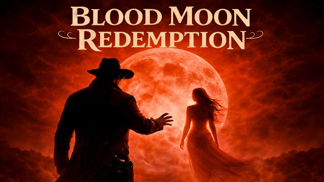 BLOOD MOON REDEMPTION 🔥 Gritty Dark Country Rock | Southern Gothic Western Song (Official Video)
