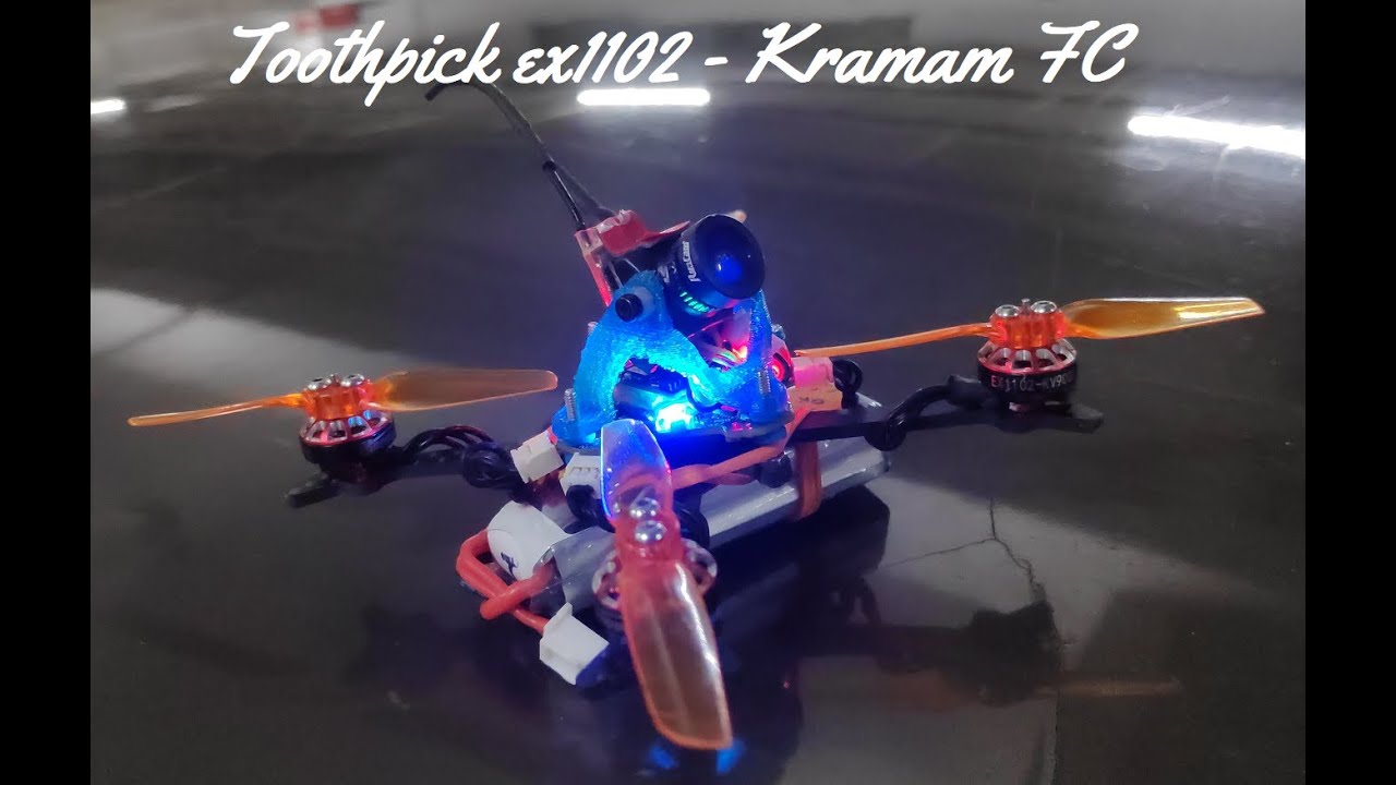 Toothpick Ex1102 9000kv- Kramam FC 12A. Parking Lot (Tesco) #happymodel #toothpick #fpvfreestyle