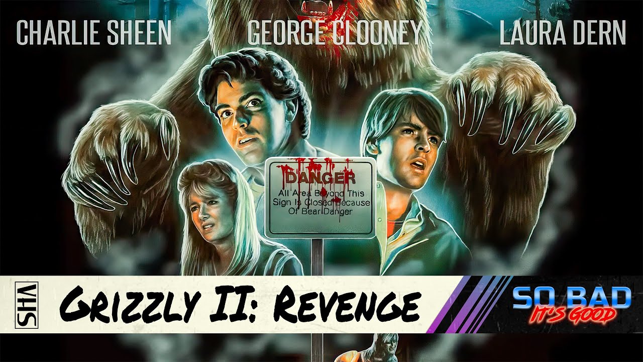 Charlie Sheen and George Clooney's insane first movie | Grizzly II: Revenge