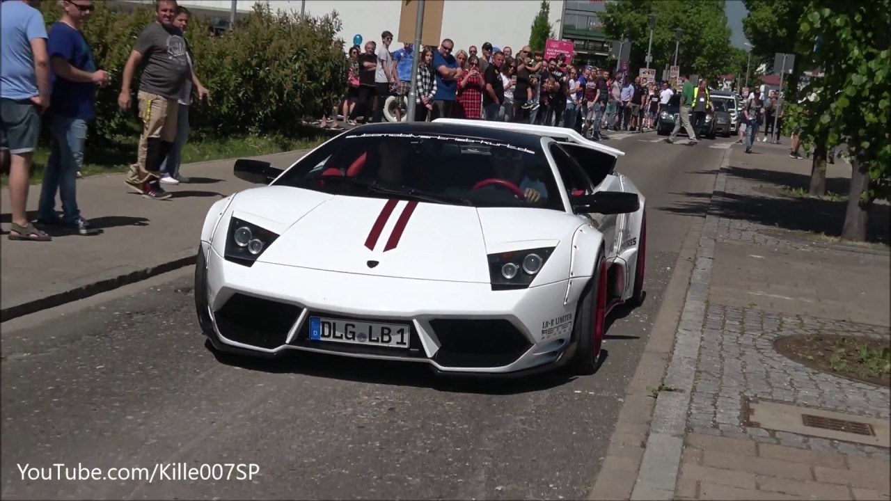 Liberty Walk Lamborghini Murcielago revs & lovely sounds 1080p