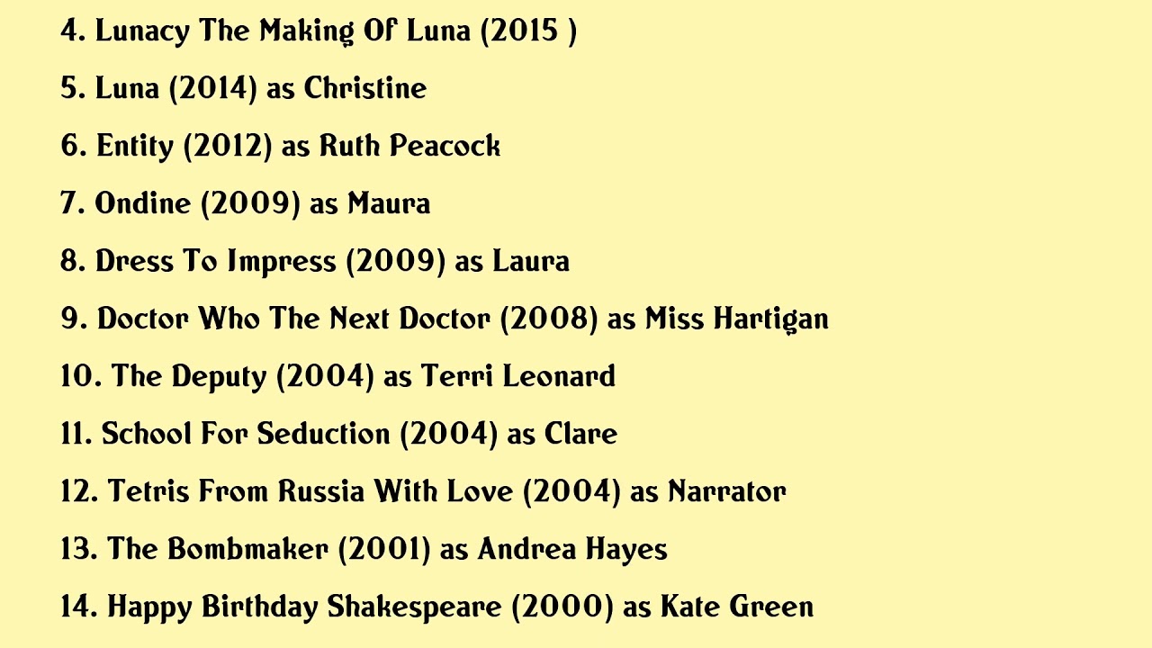 Dervla Kirwan Movies list Dervla Kirwan| Filmography of Dervla Kirwan