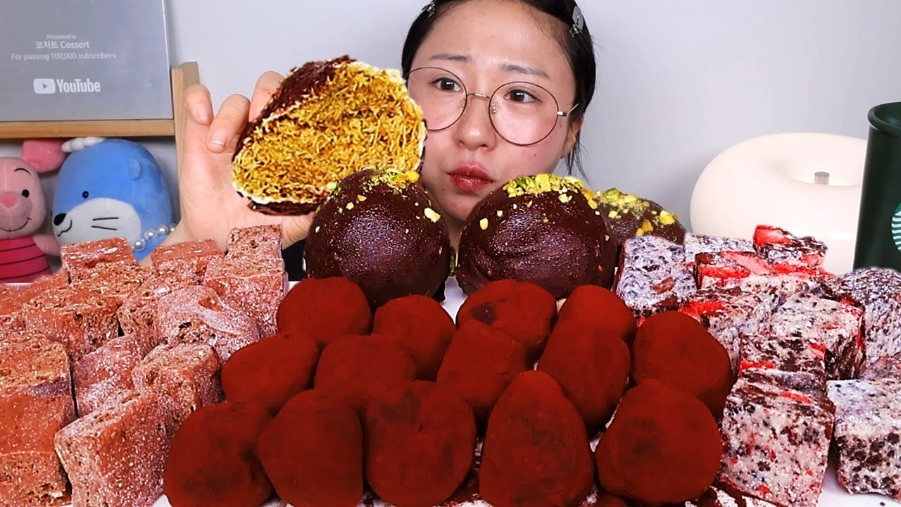 1세대 쫀득쿠키 2세대 두바이 쫀득쿠키 디저트 먹방 Dessert Mukbang